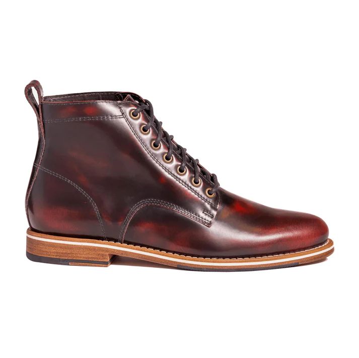 Helm Boots | The Zind Burgundy