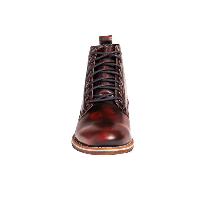 Helm Boots | The Zind Burgundy