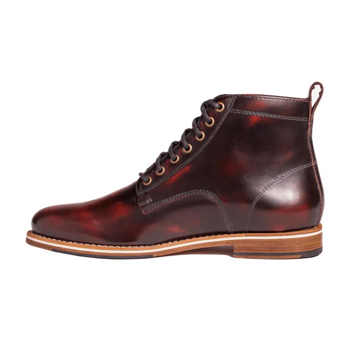 Helm Boots | The Zind Burgundy